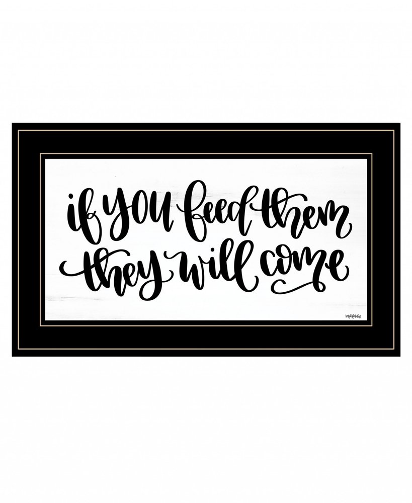 If You Feed Them 2 Black Framed Print Wall Art — view 1