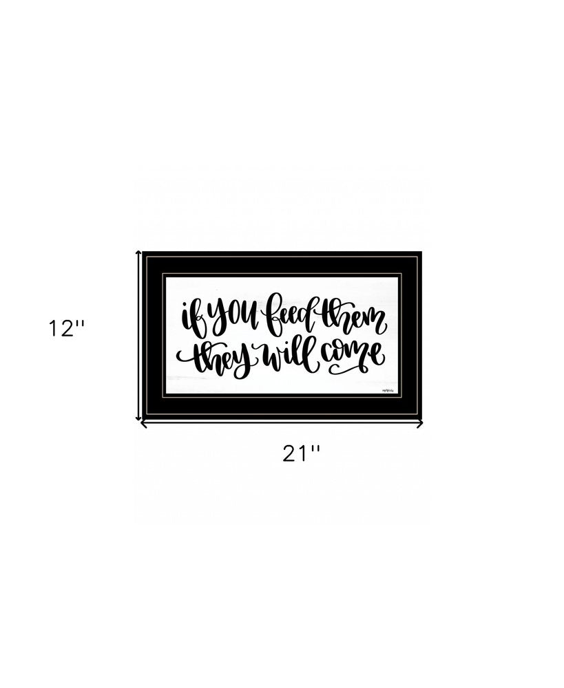 If You Feed Them 2 Black Framed Print Wall Art — view 4