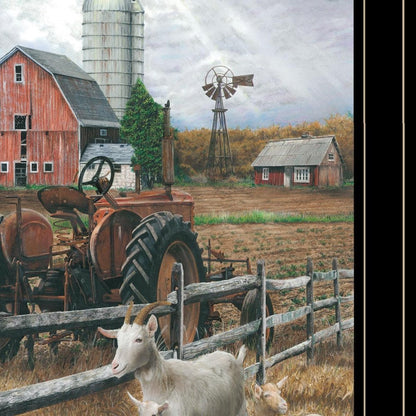 The Old Tractor 2 White Framed Print Wall Art HomeRoots