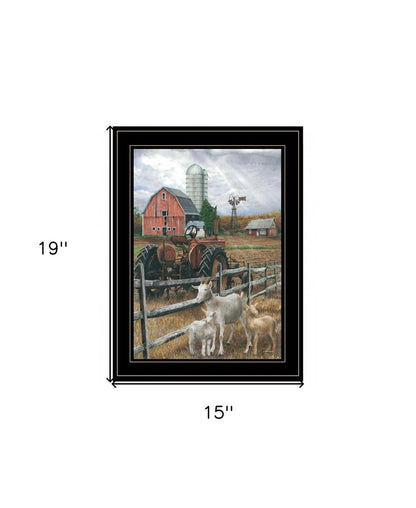 The Old Tractor 2 White Framed Print Wall Art HomeRoots