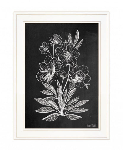Vintage Chalkboard 2 White Framed Print Wall Art HomeRoots