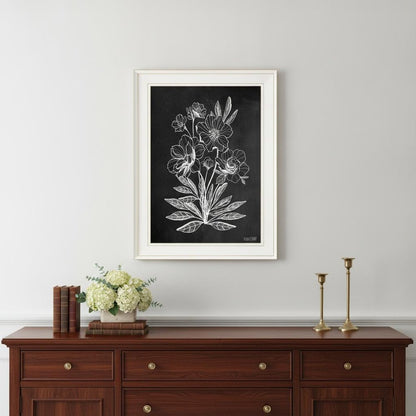 Vintage Chalkboard 2 White Framed Print Wall Art HomeRoots