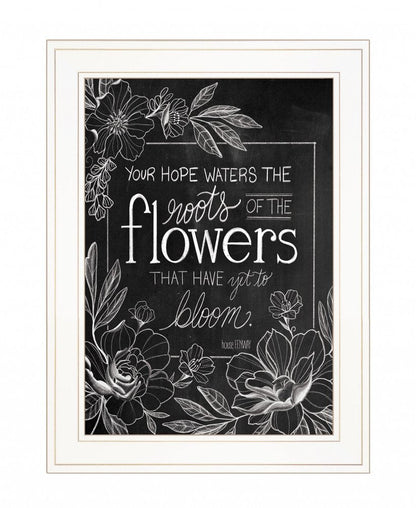 Yet to Bloom 3 White Framed Print Wall Art HomeRoots