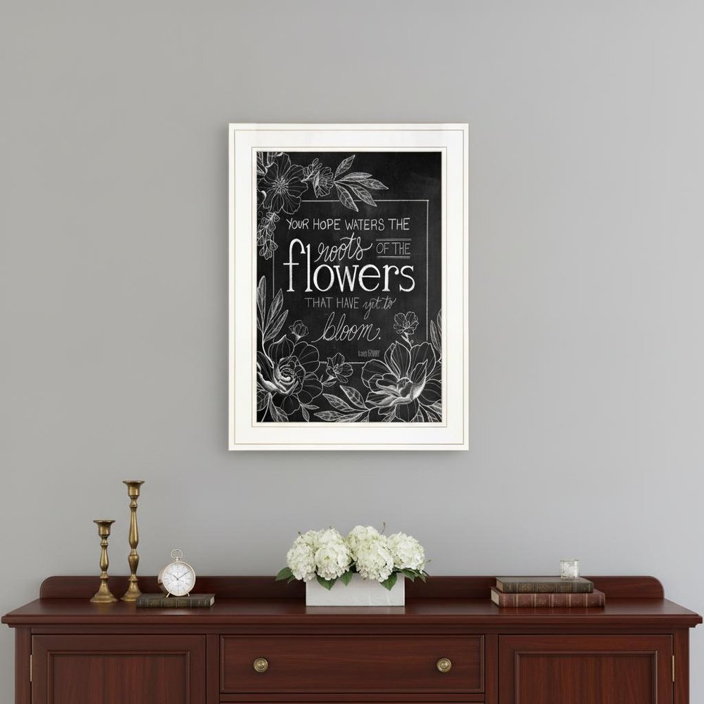 Yet to Bloom 3 White Framed Print Wall Art HomeRoots