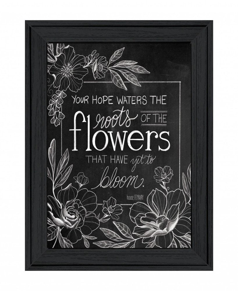 Yet to Bloom 4 Black Framed Print Wall Art — view 2