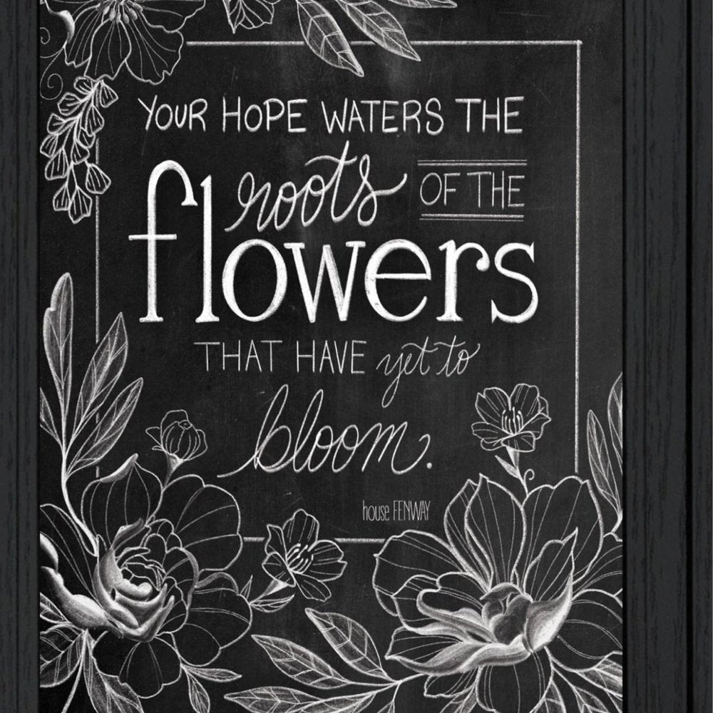 Yet to Bloom 4 Black Framed Print Wall Art — view 4