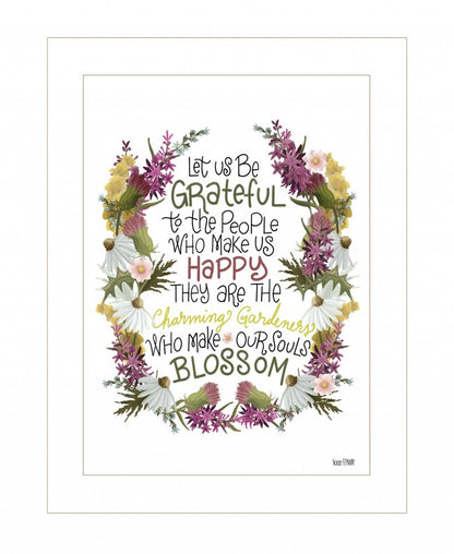 Charming Garden 2 White Framed Print Wall Art HomeRoots