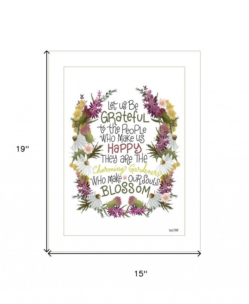 Charming Garden 2 White Framed Print Wall Art HomeRoots