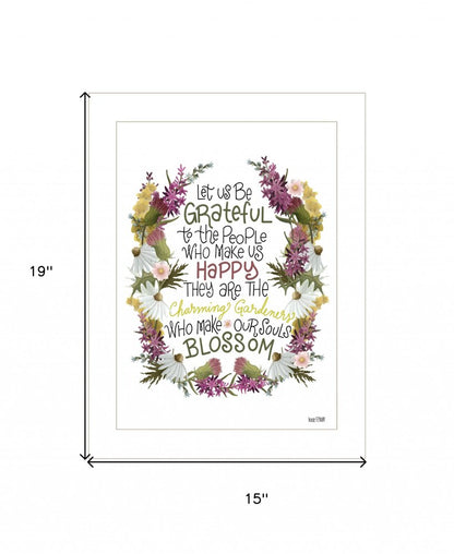 Charming Garden 2 White Framed Print Wall Art HomeRoots