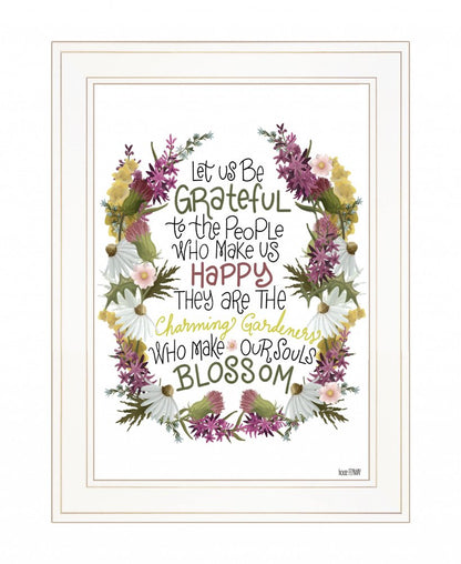 Charming Garden 3 White Framed Print Wall Art HomeRoots