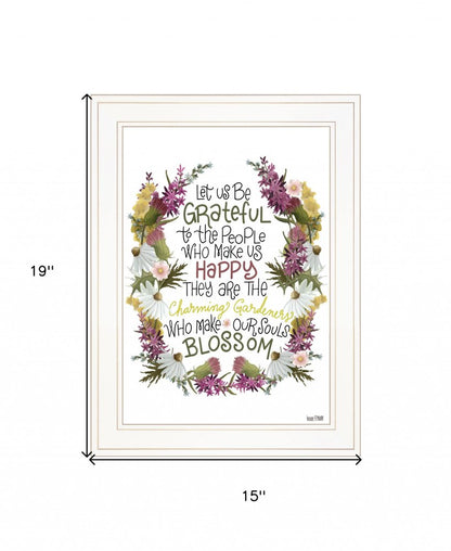 Charming Garden 3 White Framed Print Wall Art HomeRoots