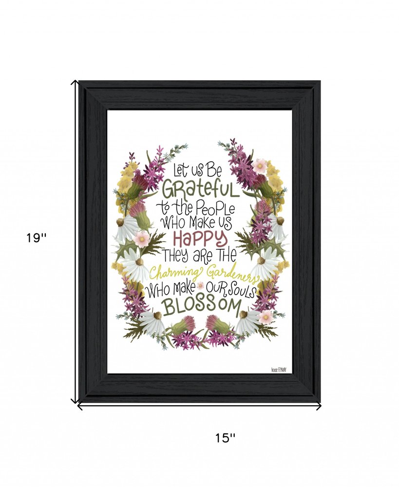 Charming Garden 3 White Framed Print Wall Art HomeRoots
