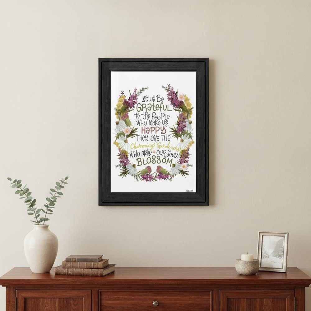 Charming Garden 3 White Framed Print Wall Art HomeRoots
