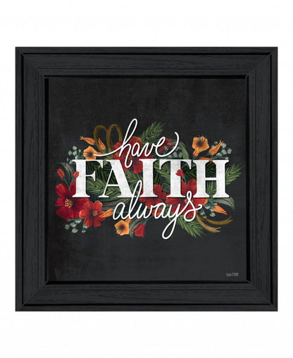 Have Faith 3 Black Framed Print Wall Art HomeRoots
