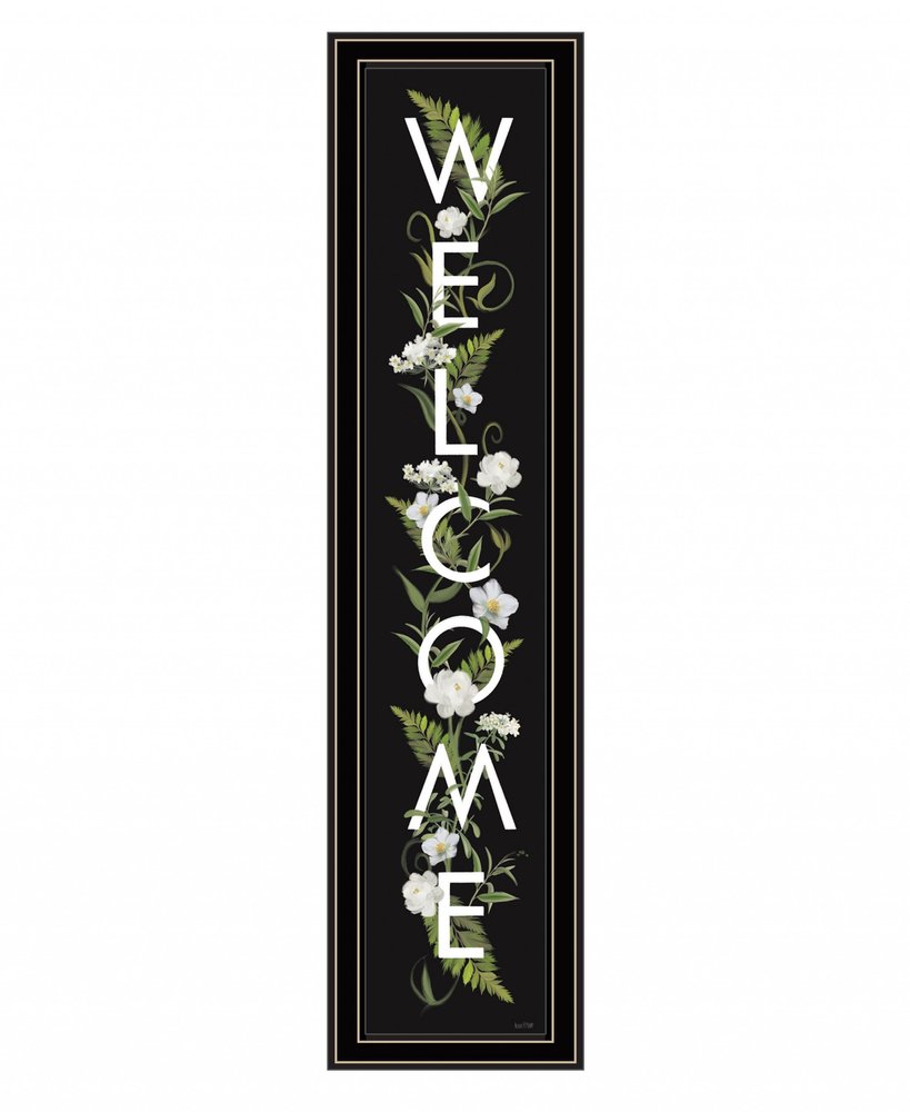 Welcome Sign I 3 Black Framed Print Wall Art — view 2