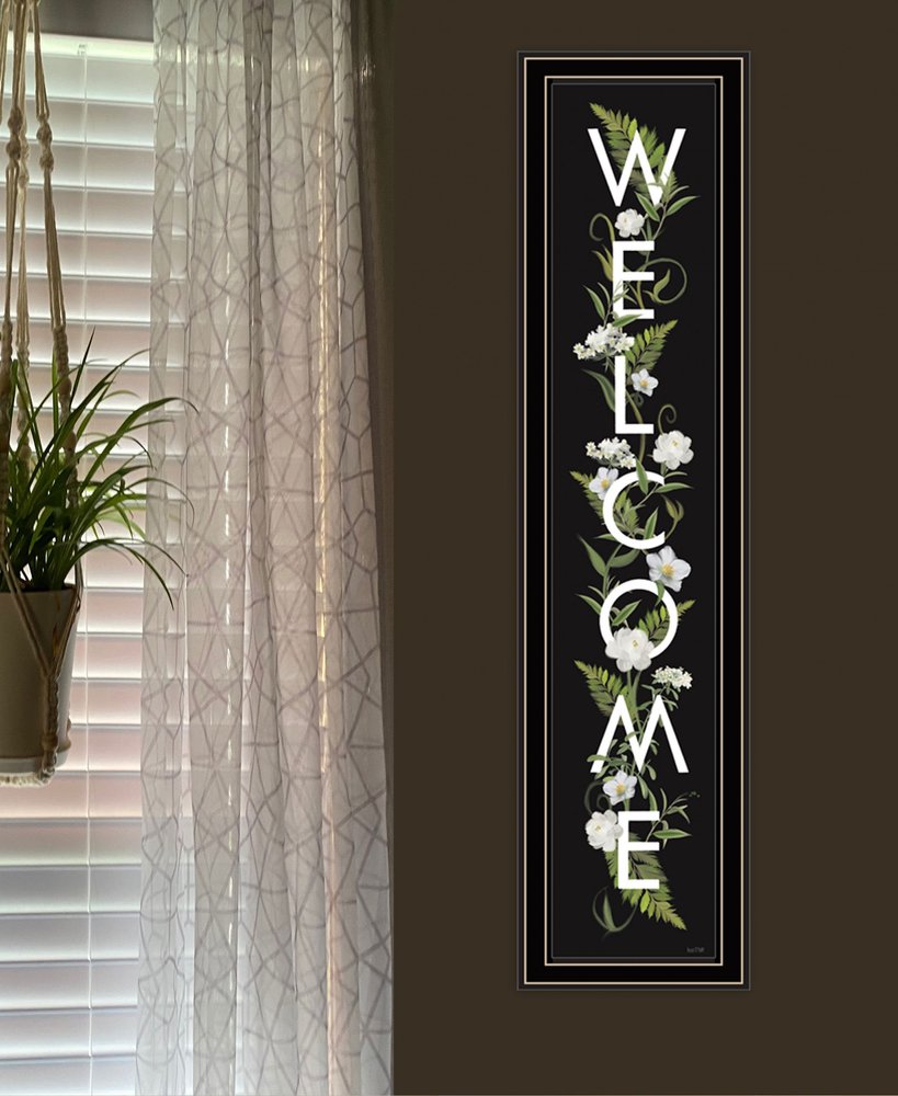 Welcome Sign I 3 Black Framed Print Wall Art — view 4