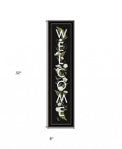 Welcome Sign I 3 Black Framed Print Wall Art HomeRoots