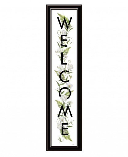Welcome Sign II 3 Black Framed Print Wall Art HomeRoots