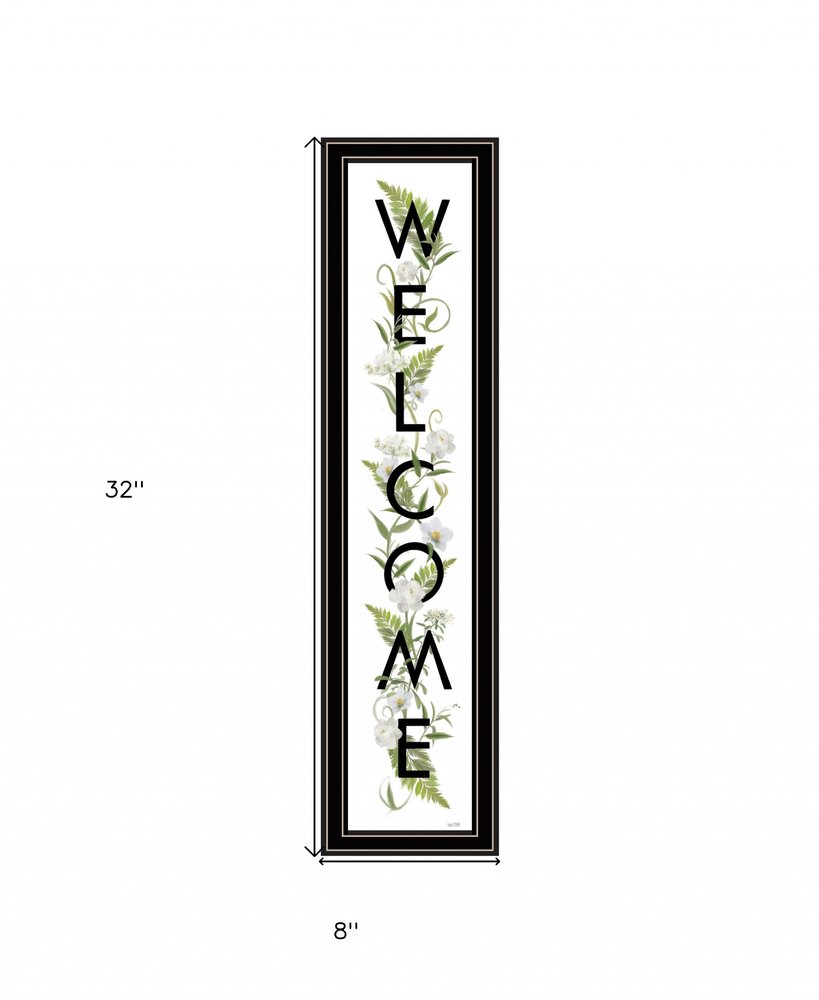 Welcome Sign II 3 Black Framed Print Wall Art — view 5
