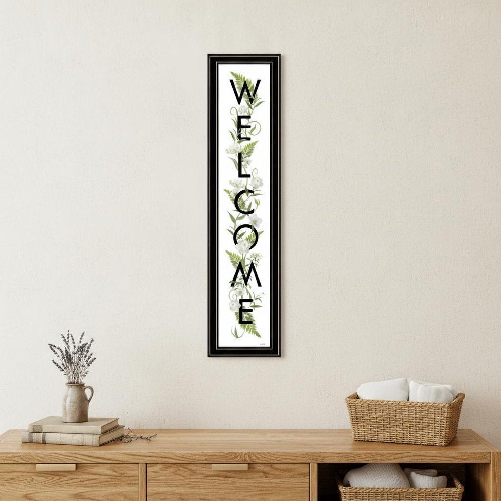 Welcome Sign II 3 Black Framed Print Wall Art HomeRoots