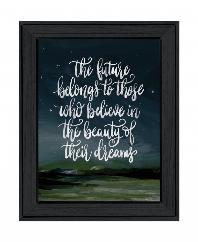 Beauty of Your Dreams 2 Black Framed Print Wall Art — view 2