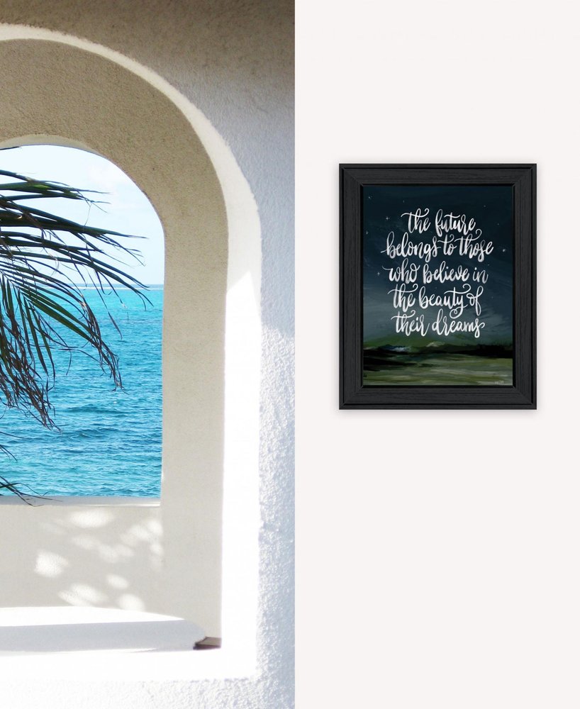 Beauty of Your Dreams 2 Black Framed Print Wall Art HomeRoots