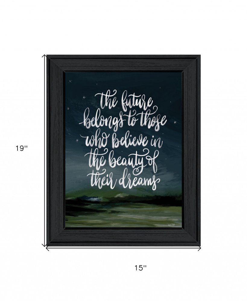 Beauty of Your Dreams 2 Black Framed Print Wall Art HomeRoots