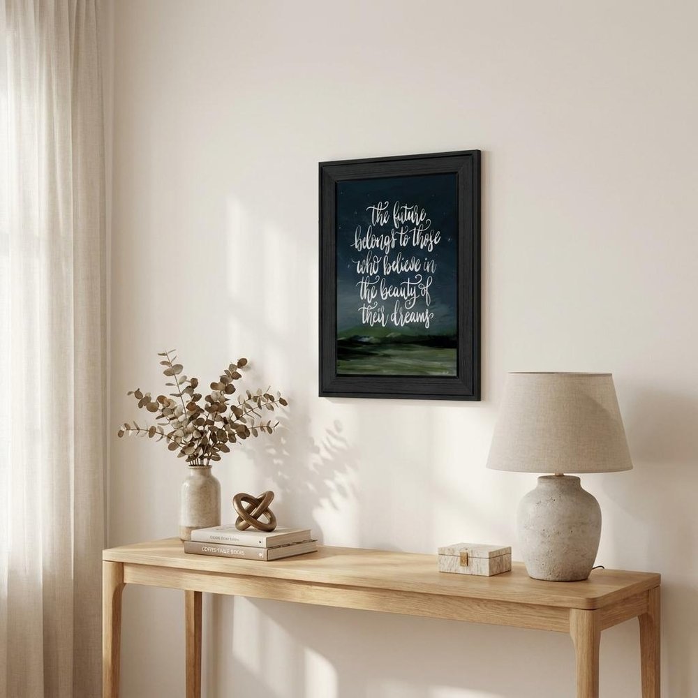 Beauty of Your Dreams 2 Black Framed Print Wall Art — view 10