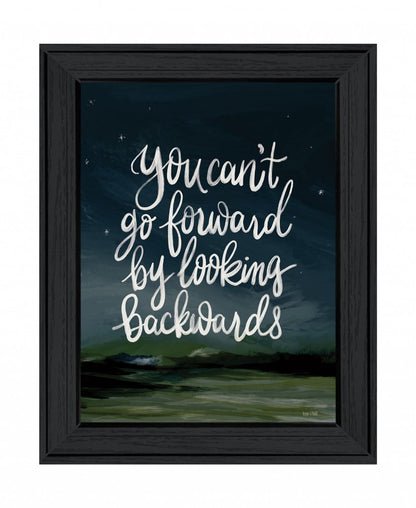 Go Forwards not Backwards 2 Black Framed Print Wall Art HomeRoots