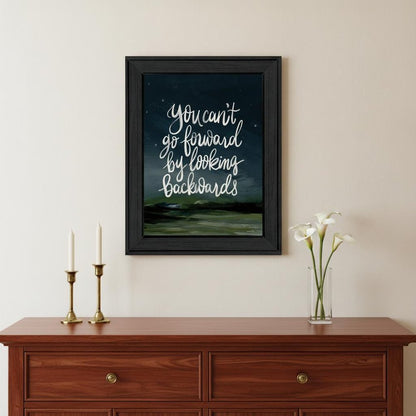 Go Forwards not Backwards 2 Black Framed Print Wall Art HomeRoots