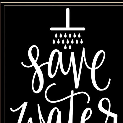 Shower Together 2 Black Framed Print Wall Art HomeRoots