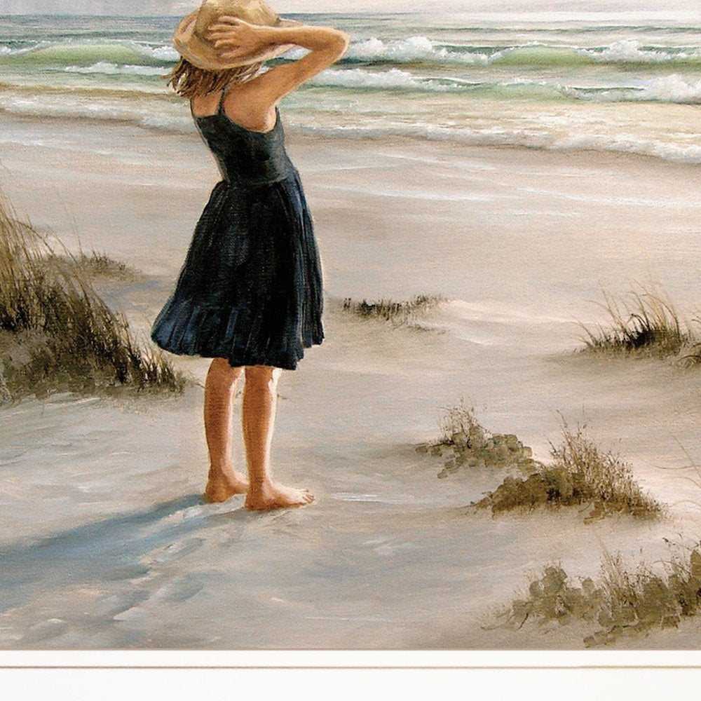 Black Dress 1 White Framed Print Wall Art HomeRoots