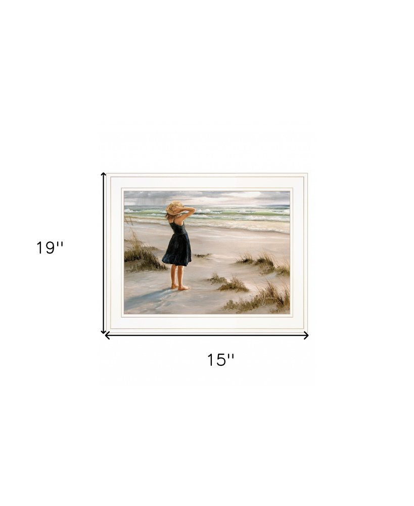 Black Dress 1 White Framed Print Wall Art — view 10