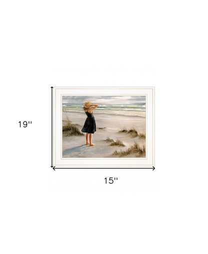 Black Dress 1 White Framed Print Wall Art HomeRoots