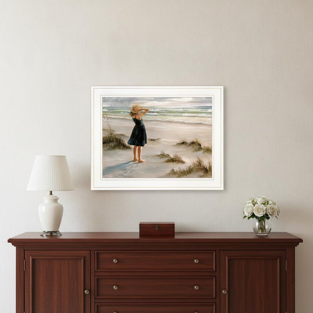 Black Dress 1 White Framed Print Wall Art HomeRoots