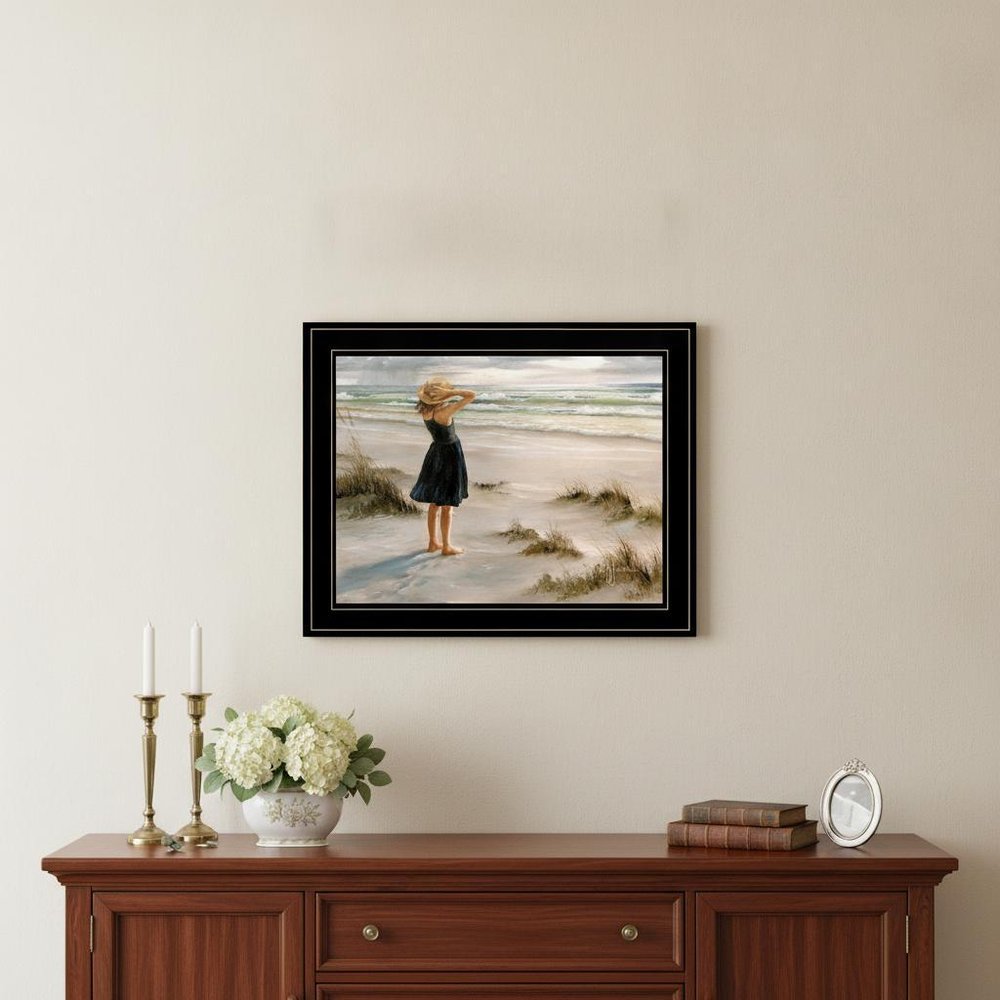 Black Dress 2 Black Framed Print Wall Art — view 1