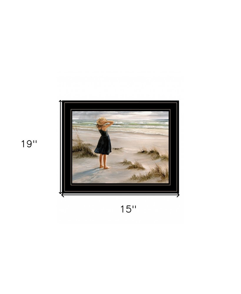 Black Dress 2 Black Framed Print Wall Art — view 5