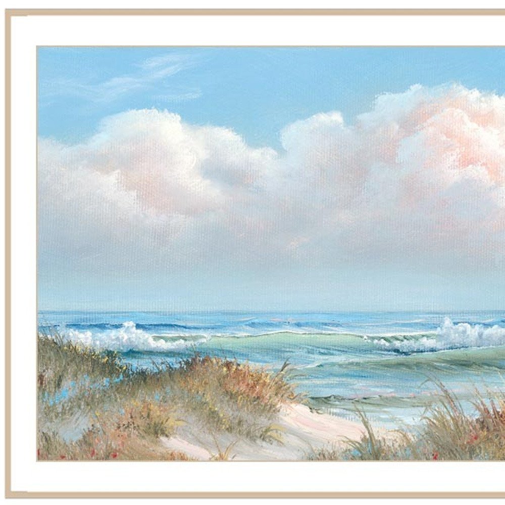 Seascape I 1 White Framed Print Wall Art — view 3