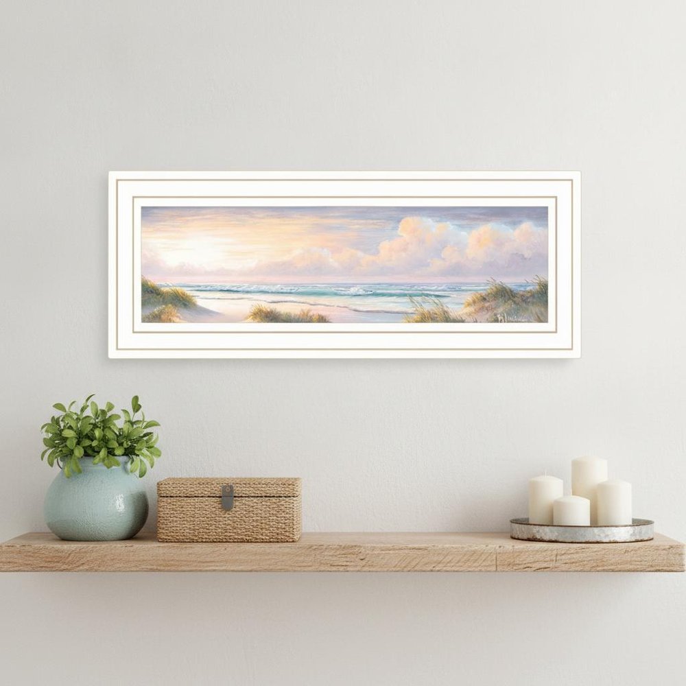 Seascape II 2 White Framed Print Wall Art HomeRoots