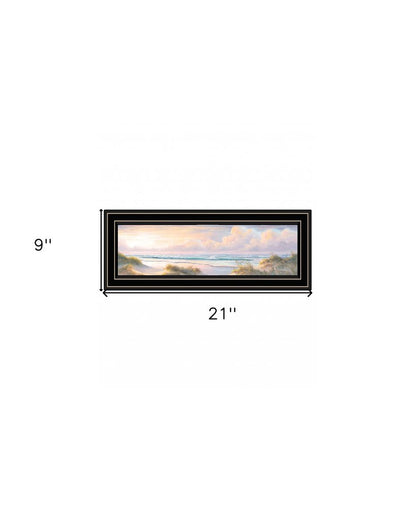 Seascape II 3 Black Framed Print Wall Art HomeRoots