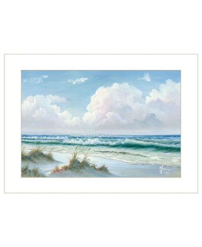 Beach 6 White Framed Print Wall Art HomeRoots