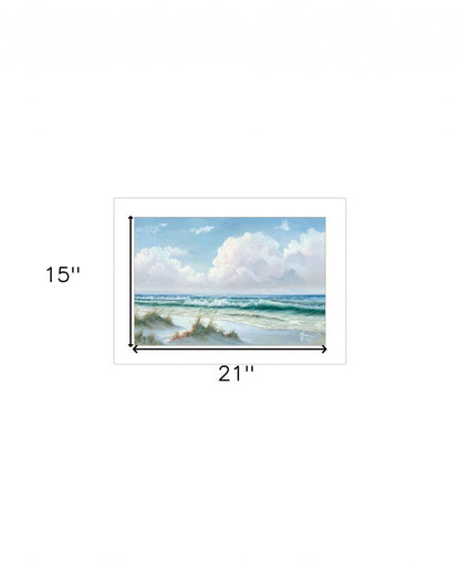 Beach 6 White Framed Print Wall Art HomeRoots