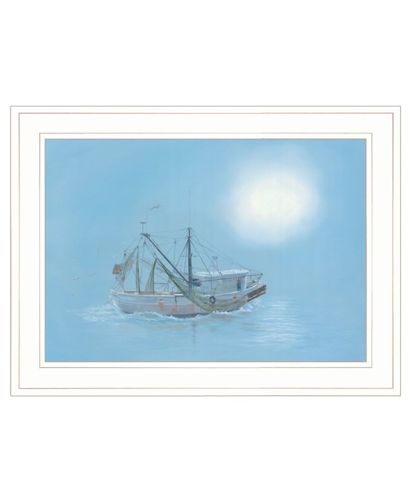 Misty Morning 1 White Framed Print Wall Art HomeRoots