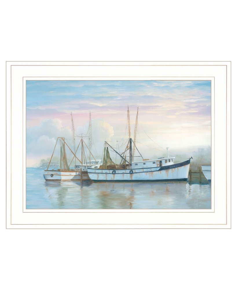 North Star at Rest 1 White Framed Print Wall Art — view 2