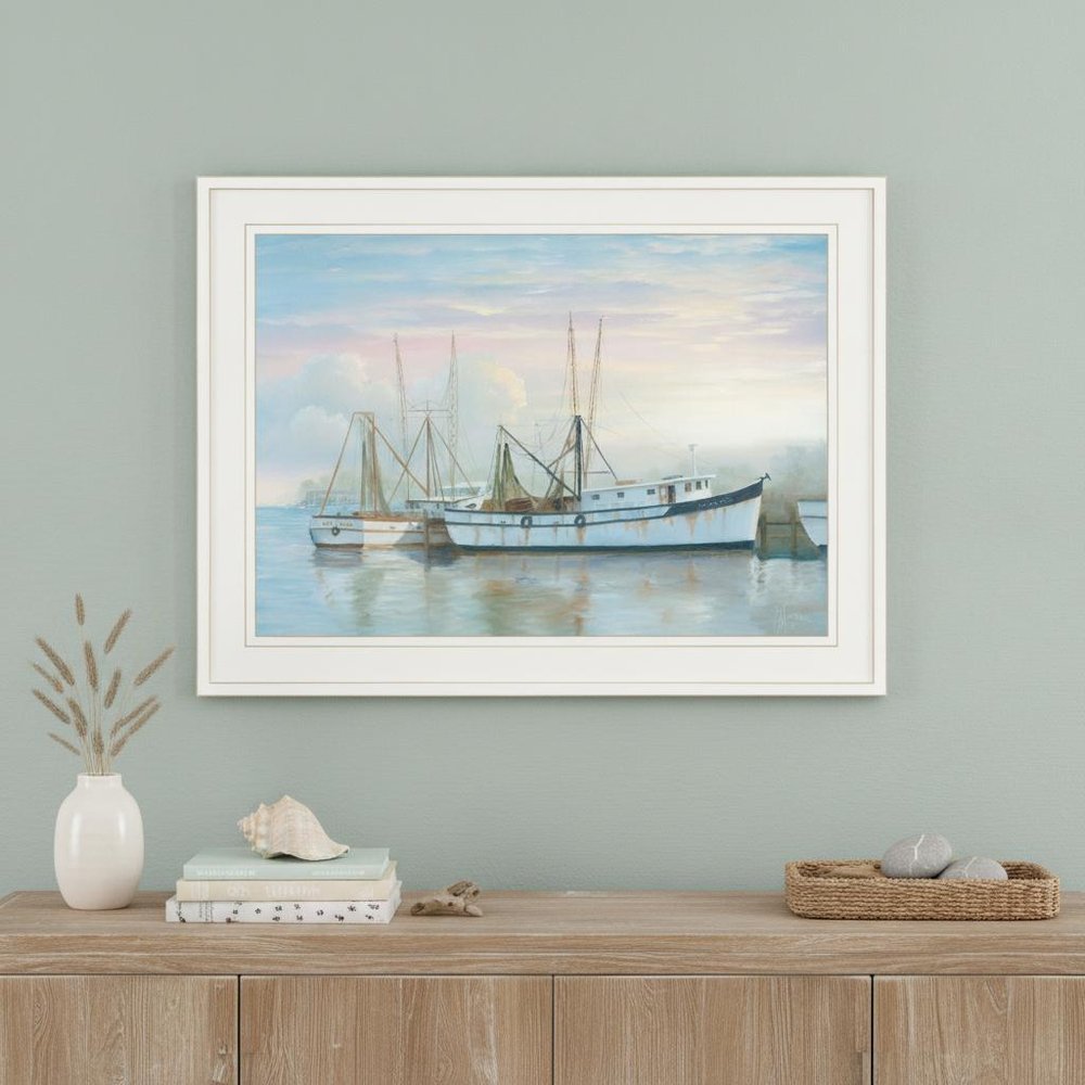 North Star at Rest 1 White Framed Print Wall Art — view 1