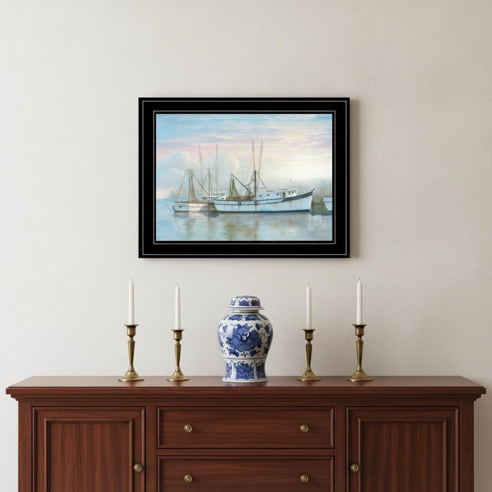 North Star at Rest 2 Black Framed Print Wall Art HomeRoots
