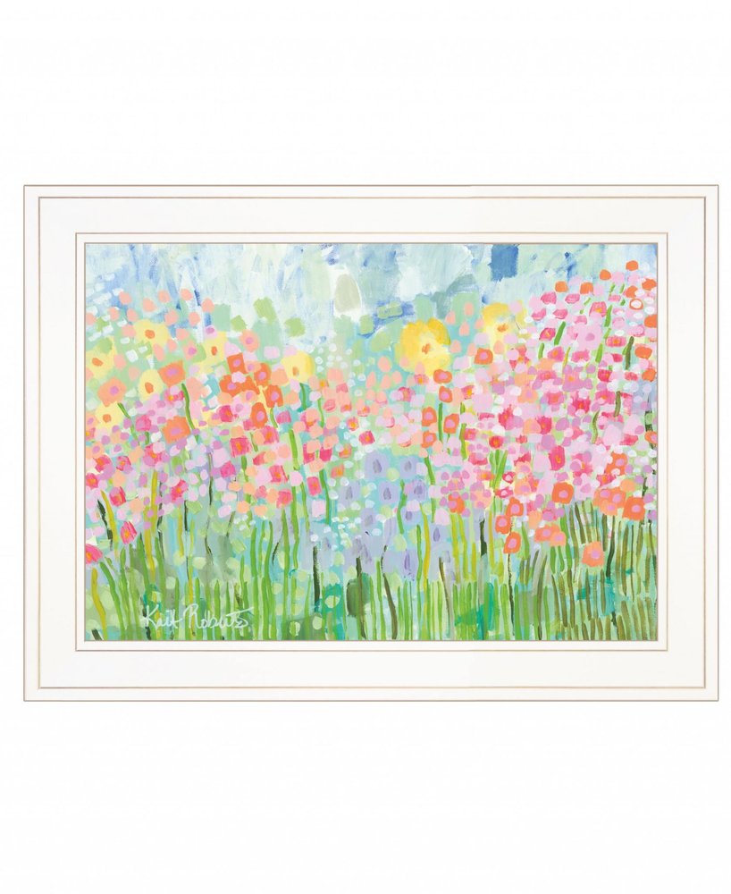Growing Things NO 4 White Framed Print Wall Art HomeRoots