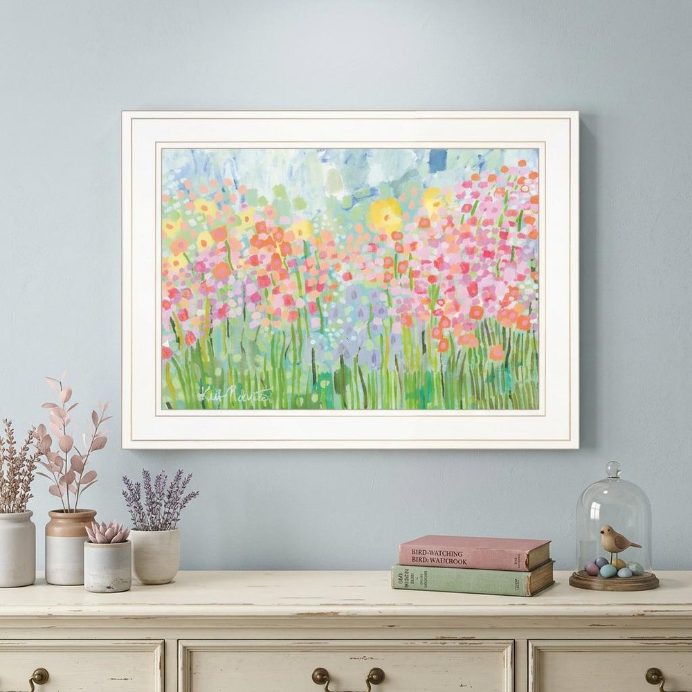 Growing Things NO 4 White Framed Print Wall Art HomeRoots