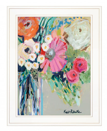 From Mrs Hazels Garden 1 White Framed Print Wall Art HomeRoots