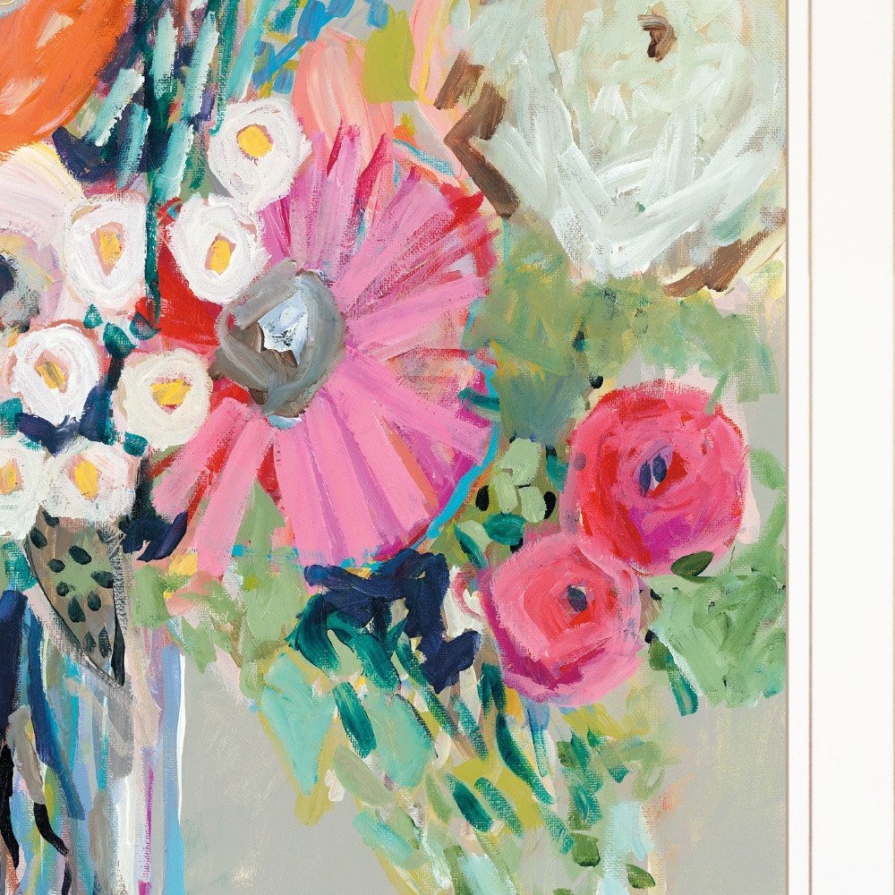 From Mrs Hazels Garden 1 White Framed Print Wall Art HomeRoots